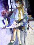 Woman Sketching