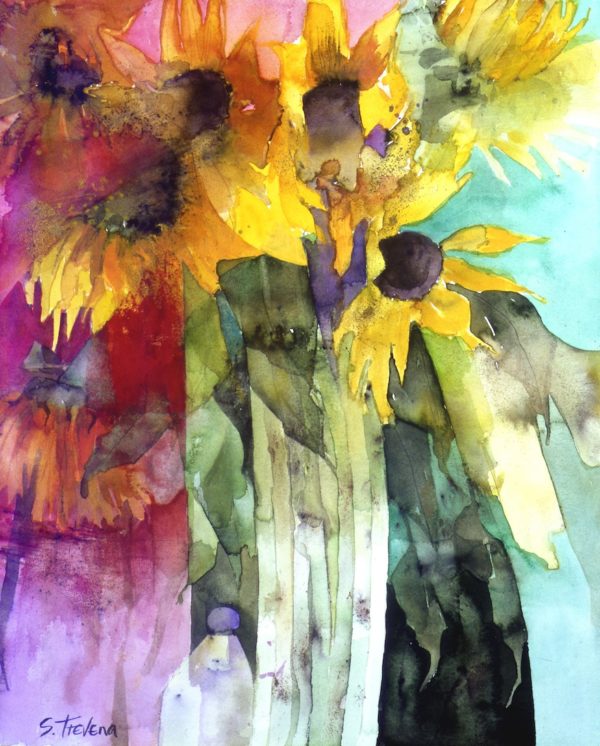 Last of the Sunflowers Print