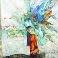 On the Windowsill - 42 x 37 cm - Watercolour & Graphite Pencil - £950