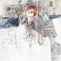 Russian Collage 1 - Watercolour & Mixed Media 32 x 44 cm Russian Collage 1